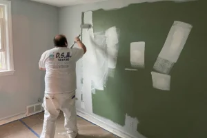 Painting Services in Sharon Hill, PA performing work on the interior of a residence